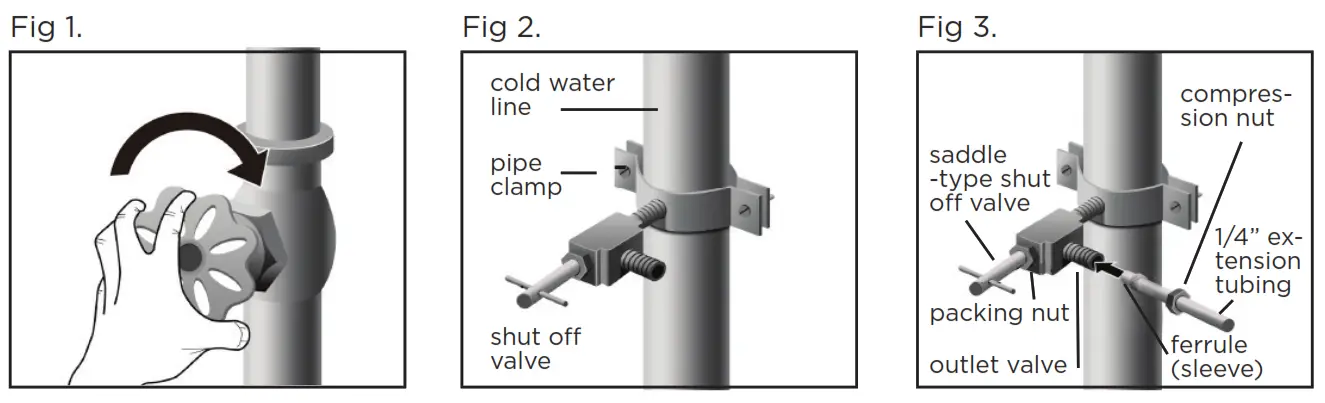 UNIQUE UGP-510L W AC Bottom Mount Refrigerator - tubing