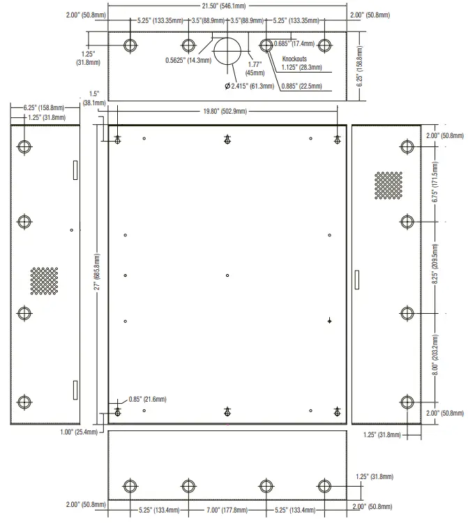 Enclosure Dimensions