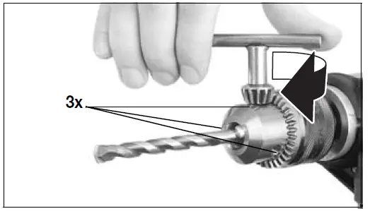 metabo WBE 700 Cordless Angle Drill fig 4