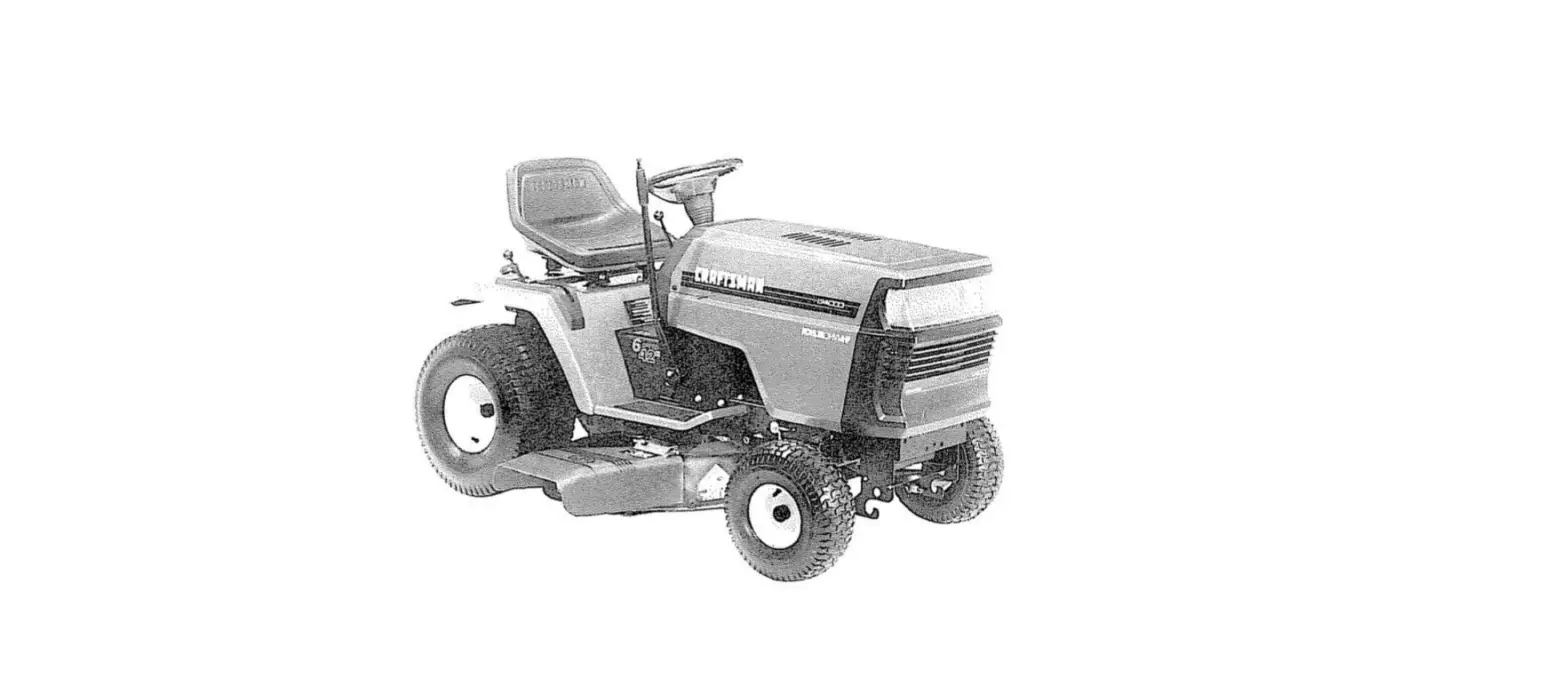 Craftsman 917.255450 Lawn Tractor User Manual