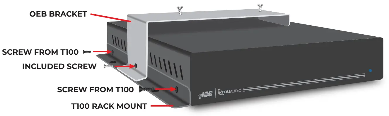 TRUAudio T100 2 Channel Class D Power Amplifier - FIG