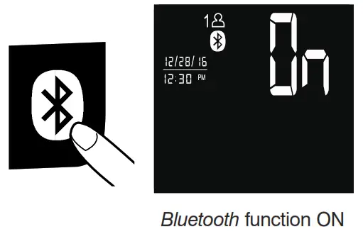 Bluetooth function ON