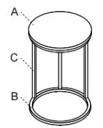 URTR-HY02018Y-Modern-15-75-in.-White-Round-FIG-1