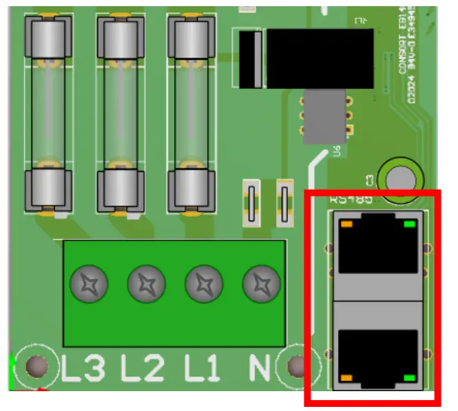 Connecting heaters to the CHMC