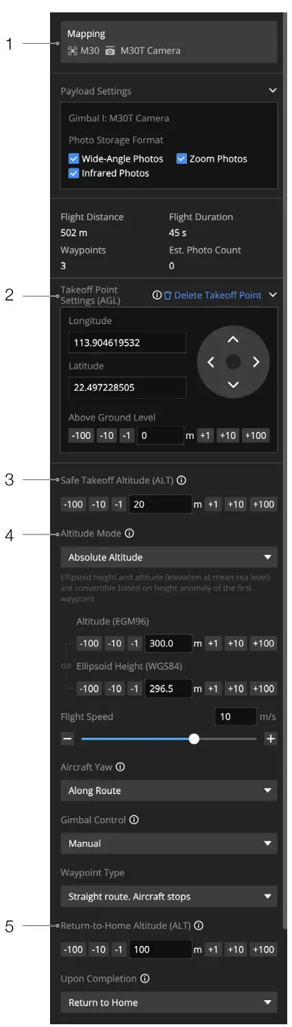 dji FlightHub 2 Cloud Based Aircraft Task Management Platform - Edit Waypoint Routes