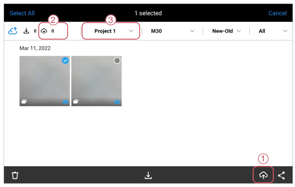 dji FlightHub 2 Cloud Based Aircraft Task Management Platform - media file librar