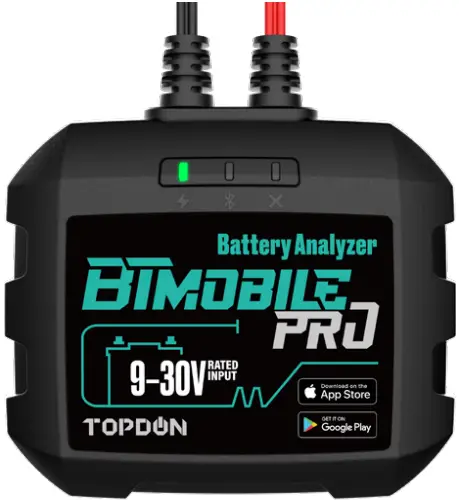 TOPDON BTMOBILE PRO 12V Wireless Battery and System Tester