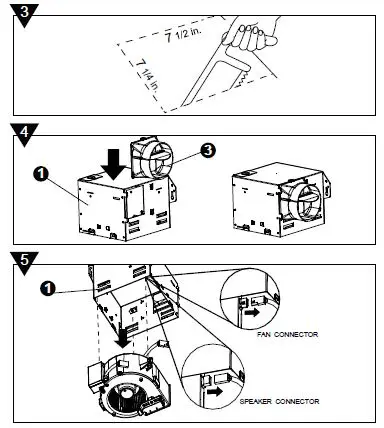 DELTA ITG70BT Ventilation Fan with Bluetooth Speaker-10