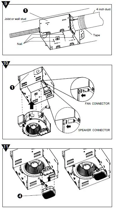 DELTA ITG70BT Ventilation Fan with Bluetooth Speaker-12