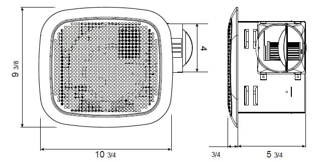 DELTA ITG70BT Ventilation Fan with Bluetooth Speaker-16