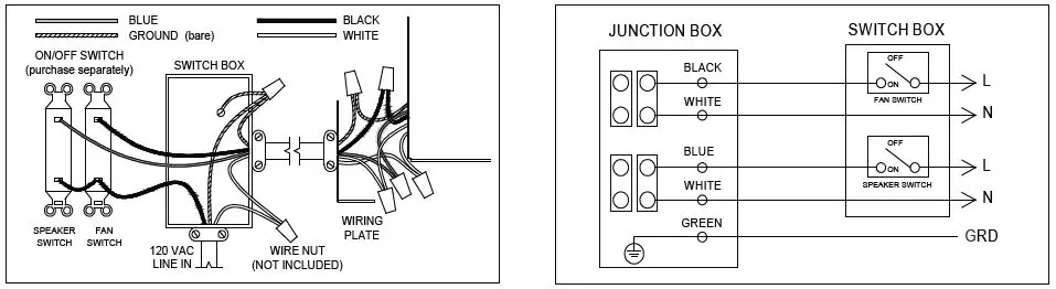 DELTA ITG70BT Ventilation Fan with Bluetooth Speaker-5