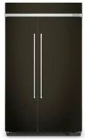 KitchenAid KBSNMPA 702 708 48 Inches 30 Cu. Ft. Built In Side by Side Black