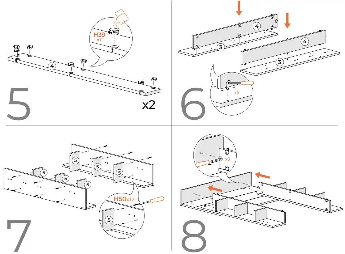 ASHLEY 10506096 Twin Bookcase Headboard - fig 5