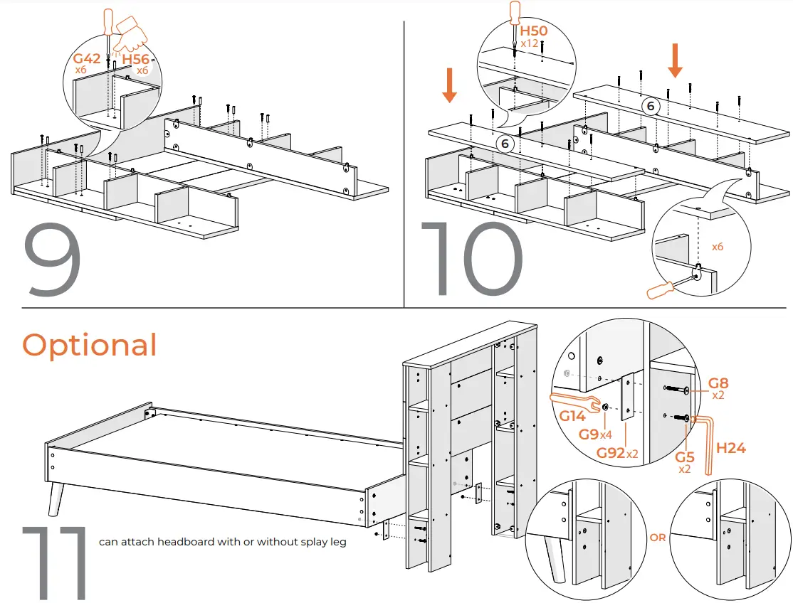ASHLEY 10506096 Twin Bookcase Headboard - fig 6