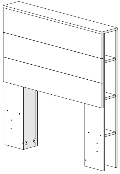 ASHLEY 10506096 Twin Bookcase Headboard - fig 7