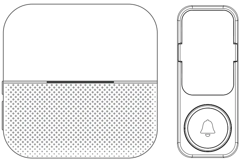 J EL 93114 Wireless Doorbell DC black