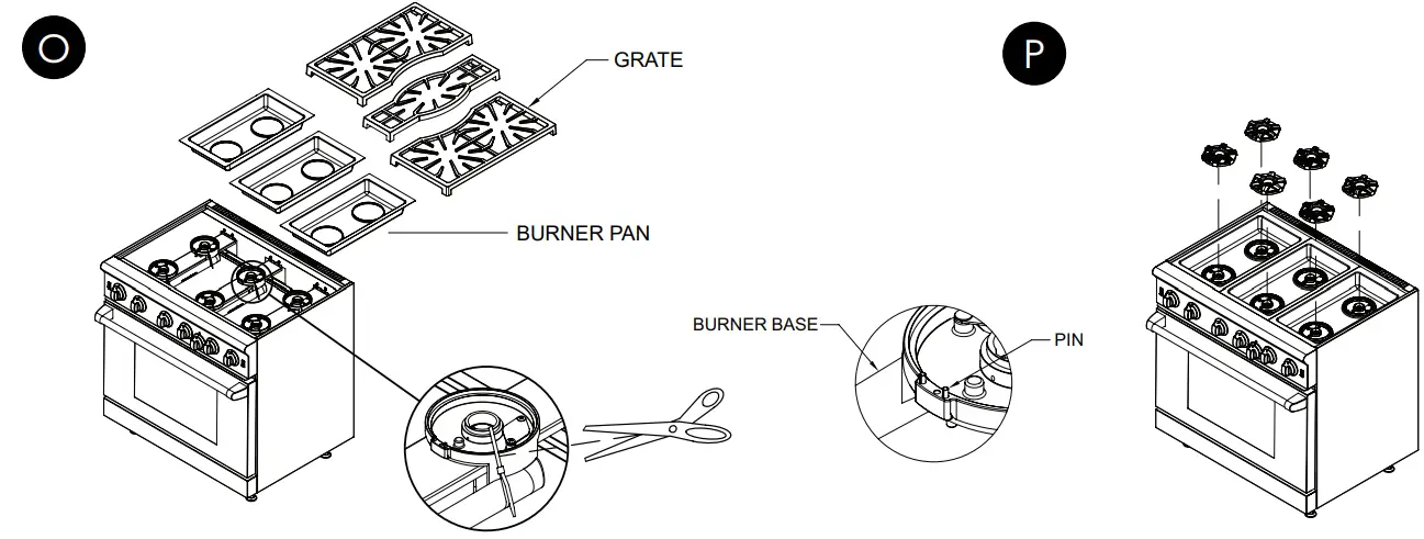 AMERICAN RANGE ARR530L 30 Inch Cuisine Ranges LP Gas - fig 12