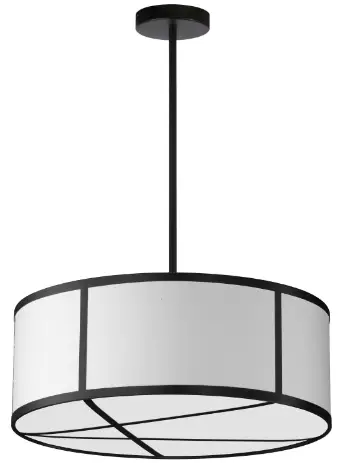 Dainolite-PNA-204P-MB-BW-Pernia-4-Light-Black-Modern-Contemporary-Drum-Pendant-Light-PRODUCT