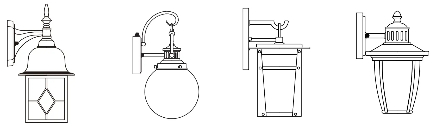 Harbor Breeze KEG1601A-2 Marken 1-Light 8.87-in Matte Black Outdoor Wall Light - fig 2