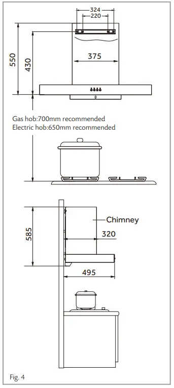 Haier IT9002 Ventilation Hood-FIG11