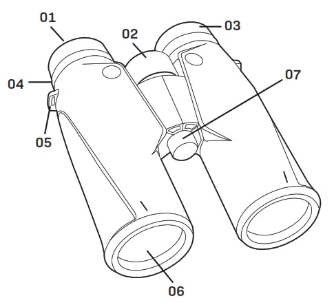 ALPEN 81 Optics 8x42 Teton ED-HD Binoculars - fig