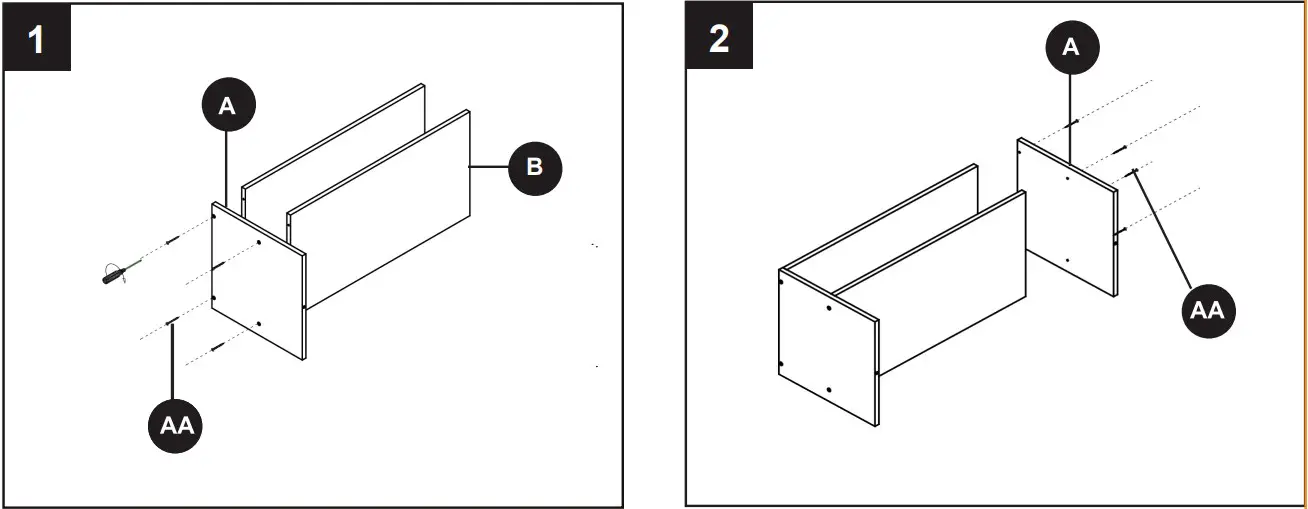 Style SELECTIONS CL22 ST2 W 24 Inch Storage Organizer - FIGURE 4