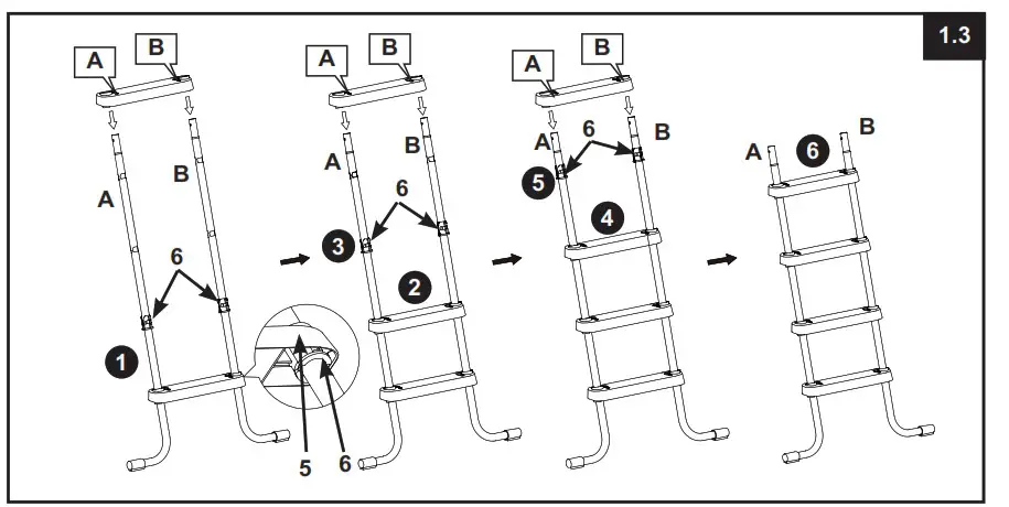 INTex 28072 Safety Ladder - 3
