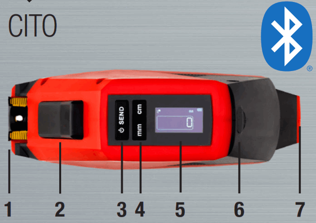 Sola CITO Digital Tape Measure with Bluetooth - 4