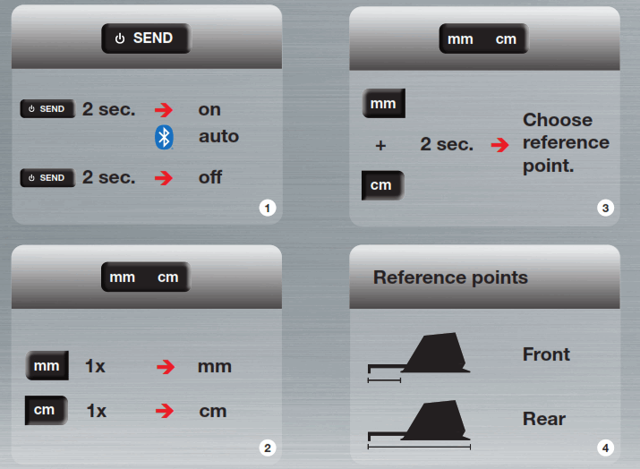 Sola CITO Digital Tape Measure with Bluetooth - 6
