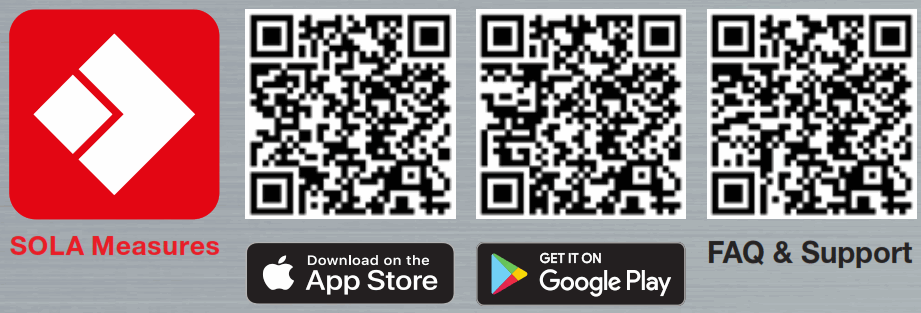 Sola CITO Digital Tape Measure with Bluetooth - qr code
