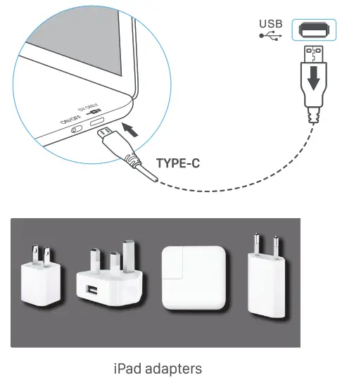 TYPECASE KB201NB Flexbook - Charging