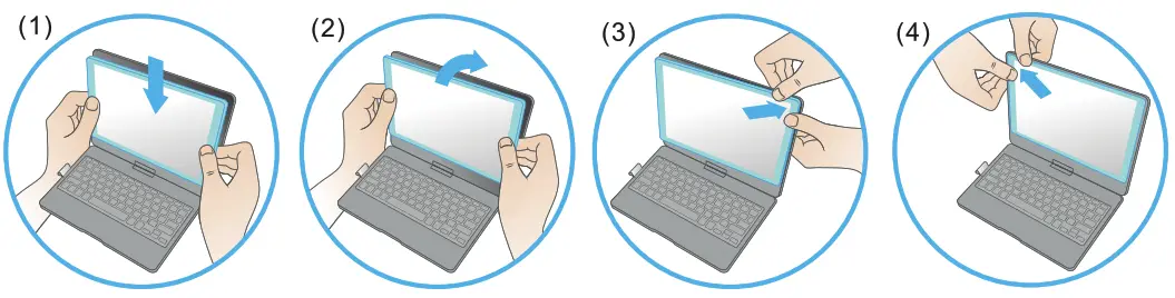 TYPECASE KB201NB Flexbook - Removal