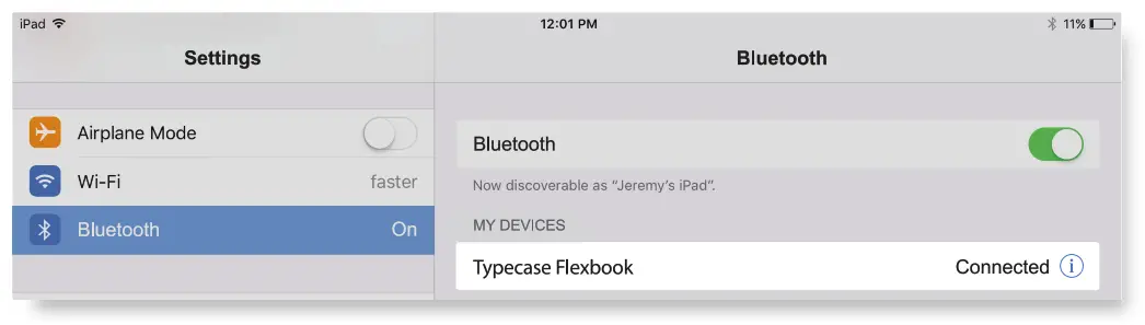 TYPECASE KB201NB Flexbook - Setup 3