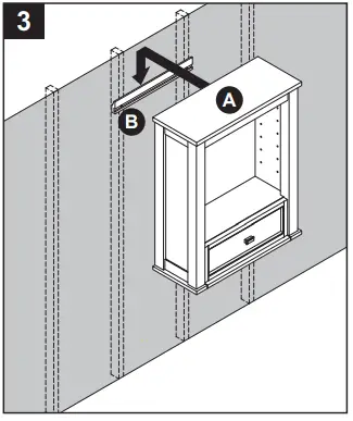 allen roth 1227WC-24-201 Mahogany Bathroom Wall Cabinet-FIG6
