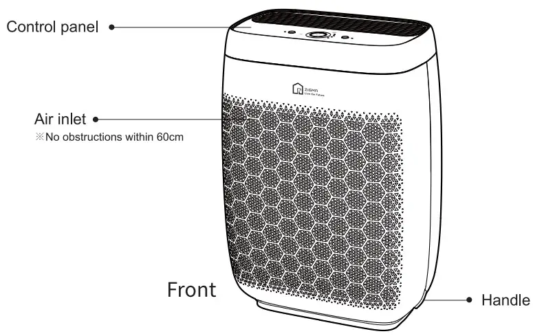 ZiGMA Aerio-300 Air Purifier - Producta
