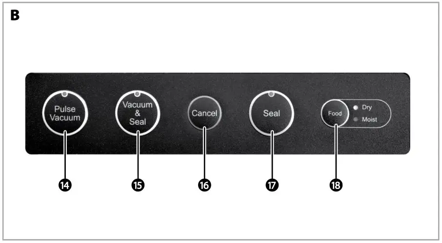 solis Type 574 VAC PREMIUM Food Vacuum Sealer - Figure A