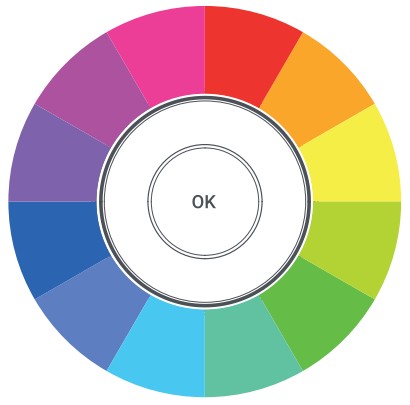 ONE FOR ALL OFA STREAMER URC 7935 Remote - MULTI-COLORED RING