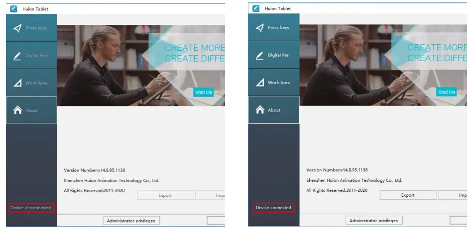 HUION GS2201 22 Graphics Drawing Tablet - fig 18