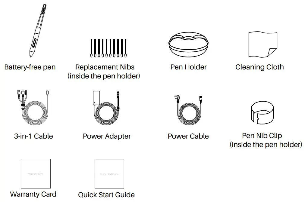 HUION GS2201 22 Graphics Drawing Tablet - fig 2