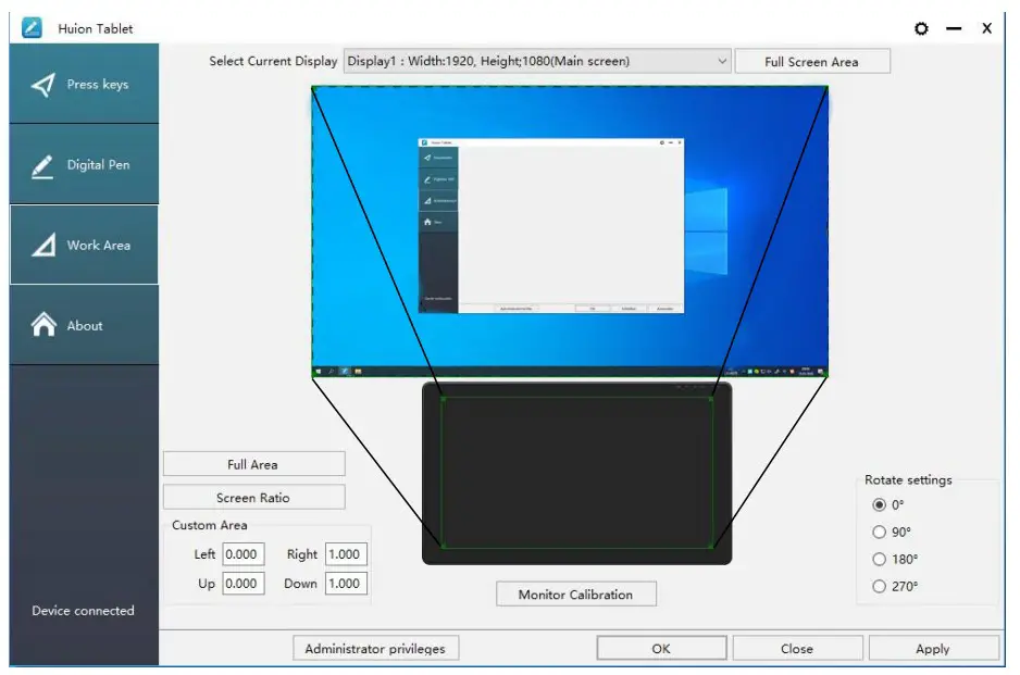 HUION GS2201 22 Graphics Drawing Tablet - fig 26