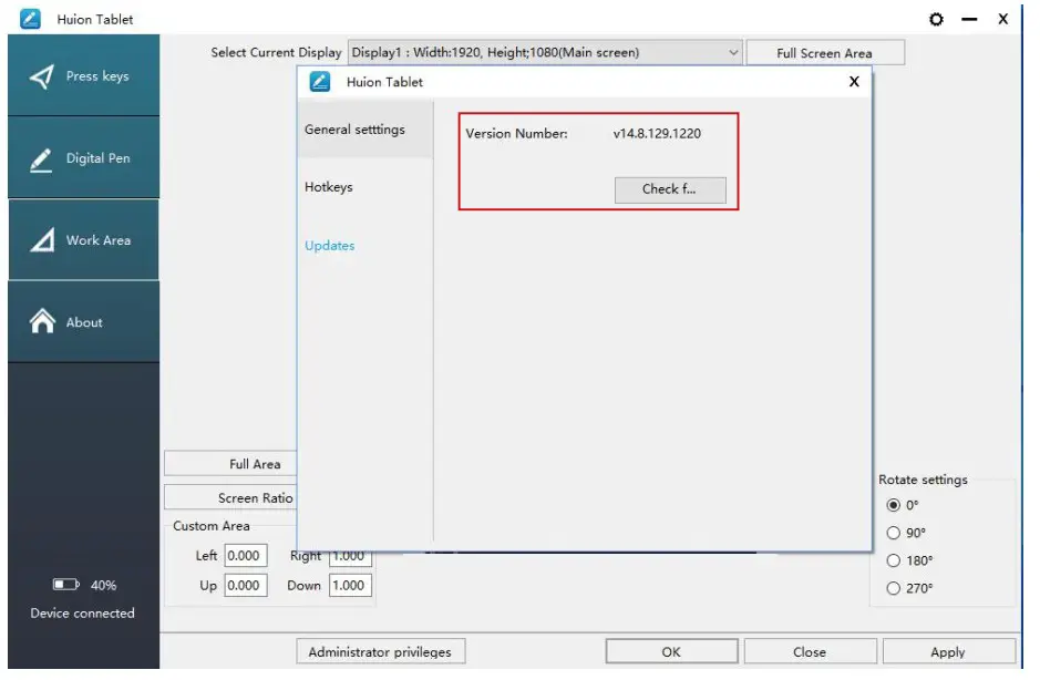 HUION GS2201 22 Graphics Drawing Tablet - fig 32