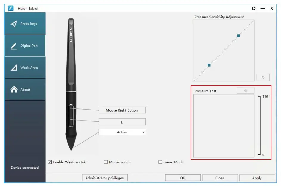 HUION GS2201 22 Graphics Drawing Tablet - fig 37