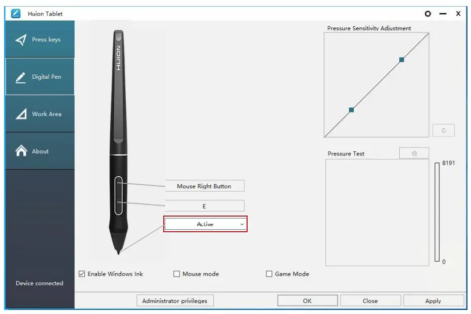 HUION GS2201 22 Graphics Drawing Tablet - fig 38