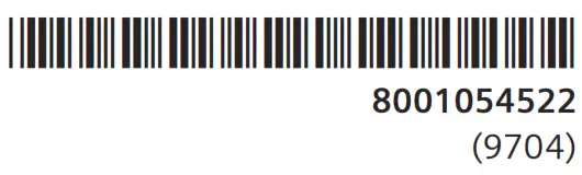 SIEMENS TE 65 Coffee Machine - bar code