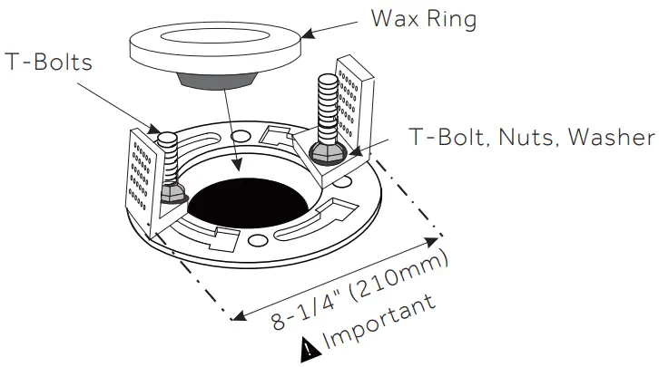 SIGNATURE HARDWARE 953643 S Benbrook Elongated Two Piece Skirted Toilet - Figure 3