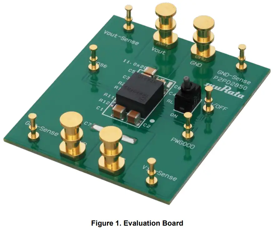 muRata MYMGK1R820 Series MonoBK 20A DCDC Converter Module - Figure 1