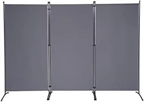 JAXSUNNY HGP0681 3 Panel Room Divider Folding Privacy Screen