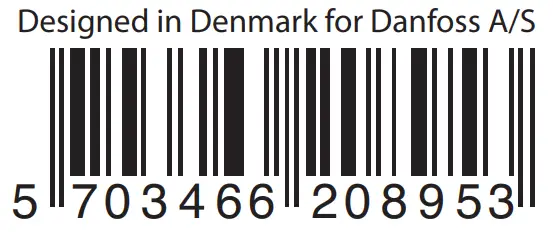 DEVIreg 130 Electronic Thermostat - bar code