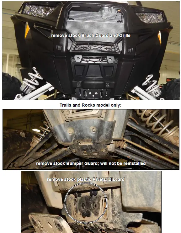 SUPERATV Polaris RZR XP 1000 Front Bumper 2