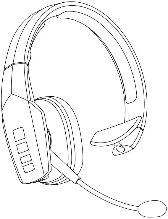 BlueParrott B450-XT MS Wireless Mono Headset